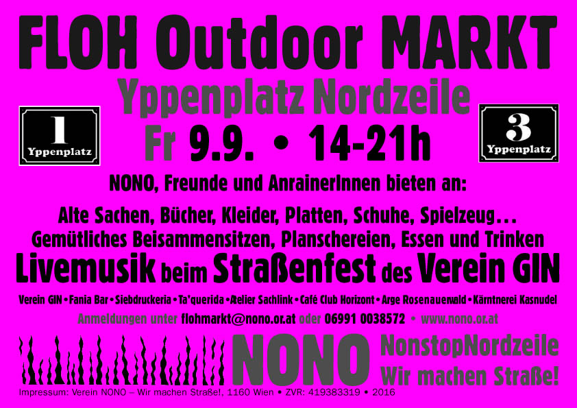 Flohmarkt Flyer