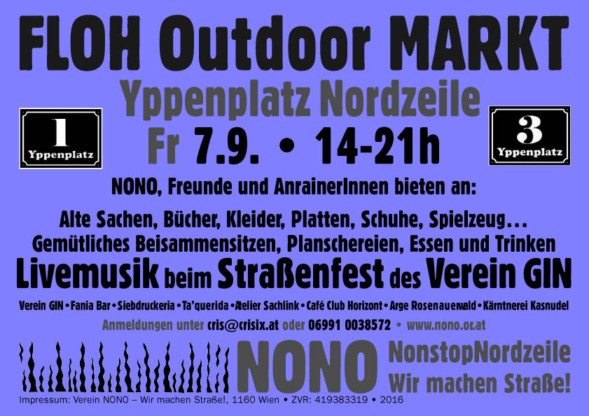 Flohmarkt Flyer